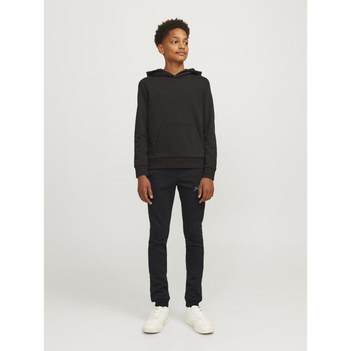 Παντελόνι φούτερ αγόρι JACK & JONES-12260863-Black