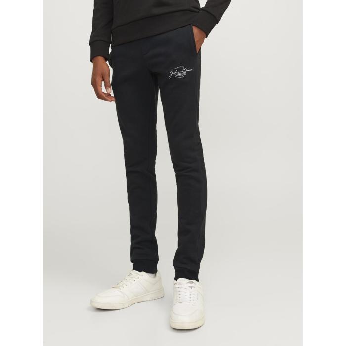 Παντελόνι φούτερ αγόρι JACK & JONES-12260863-Black