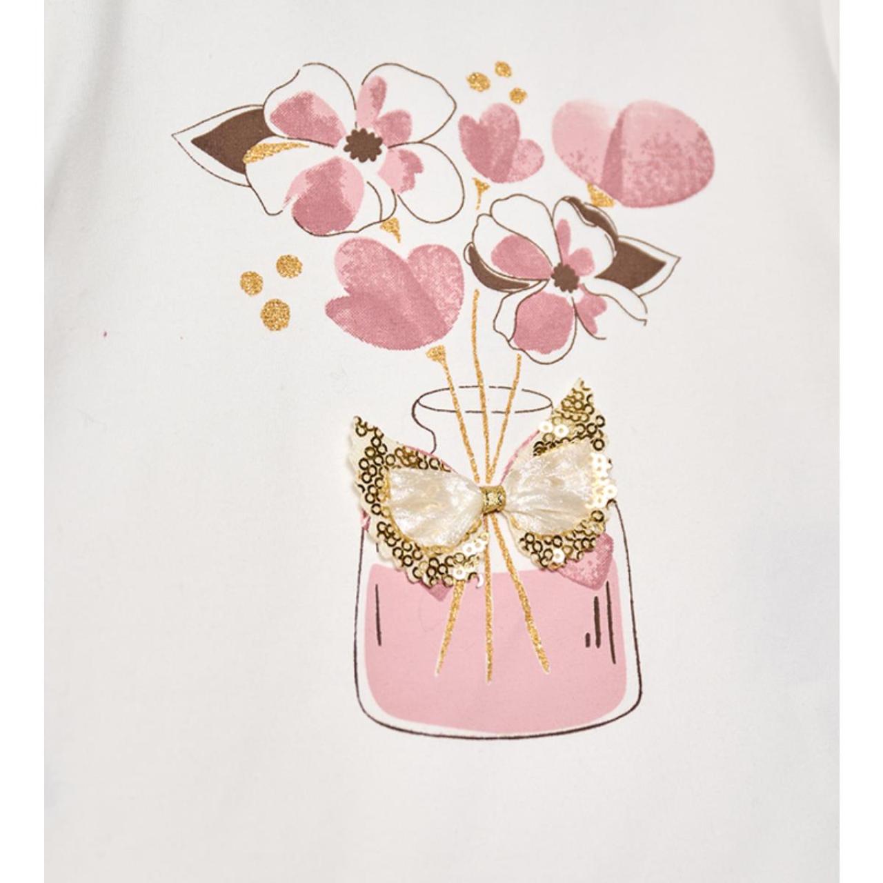 Σετ μπεμπέ κορίτσι Restart-24/9814-White φωτογραφία