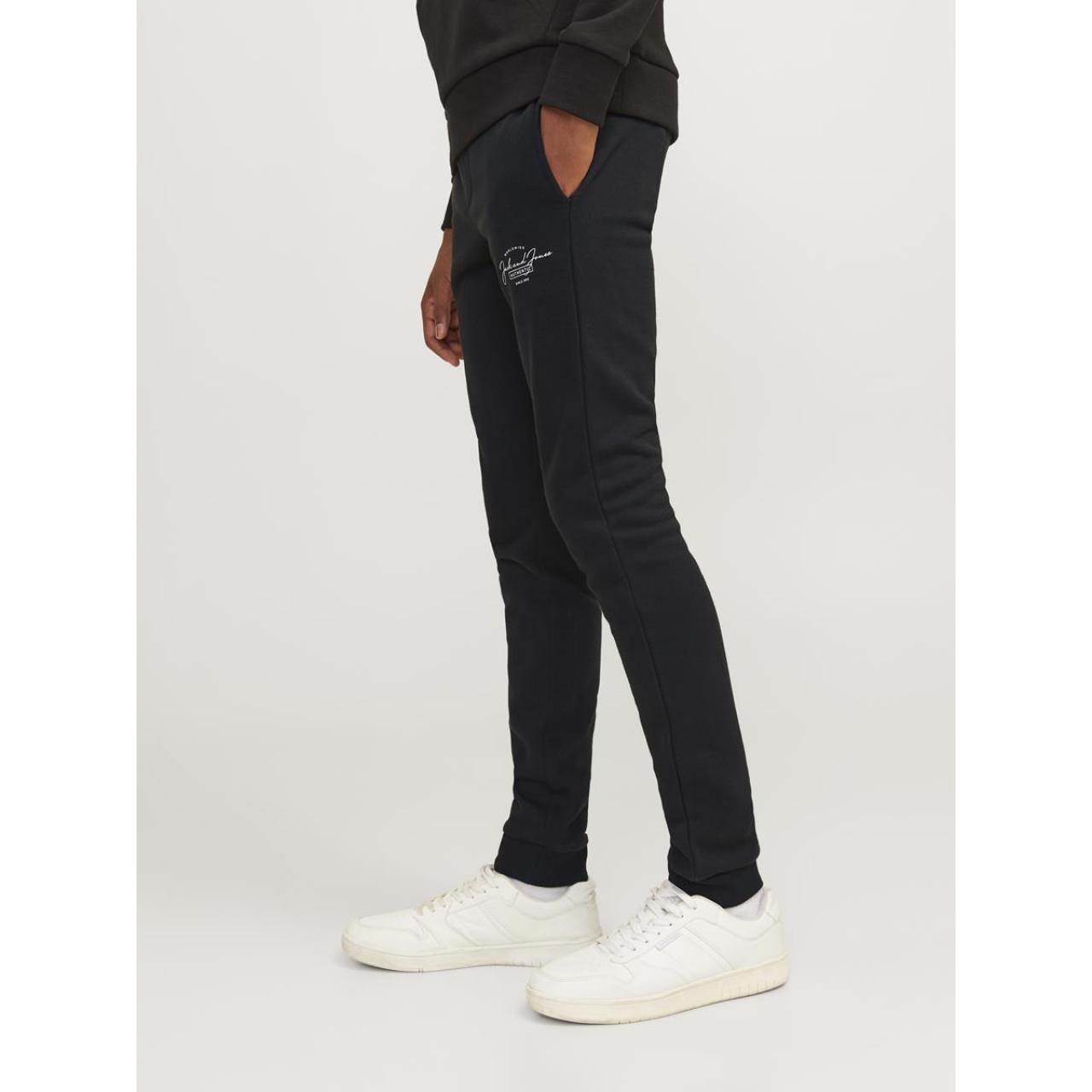 Παντελόνι φούτερ αγόρι JACK & JONES-12260863-Black φωτογραφία