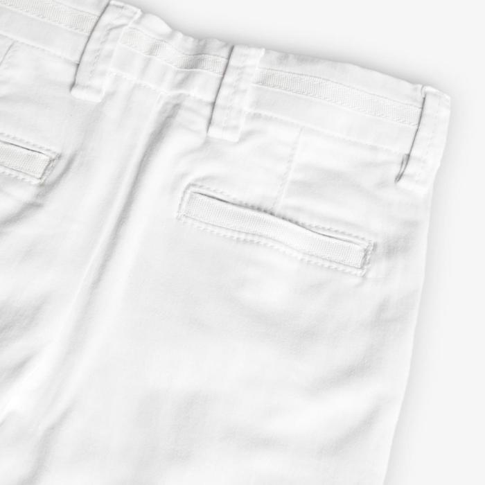 Παντελόνι chino υφασμάτινο αγόρι Bobol-711155-1100-White