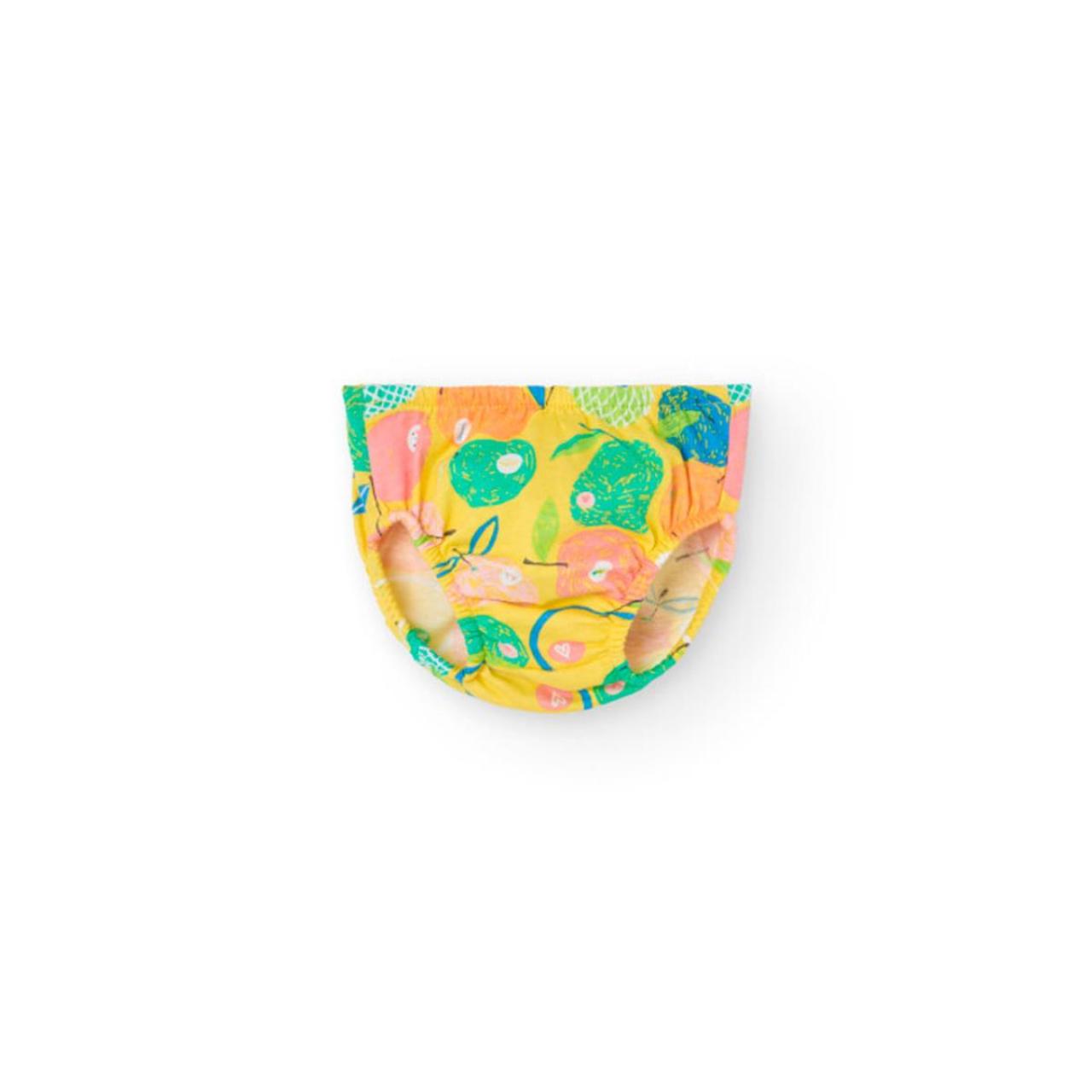 Φόρεμα μακό μπεμπέ κορίτσι Boboli-131072-9572-Yellow