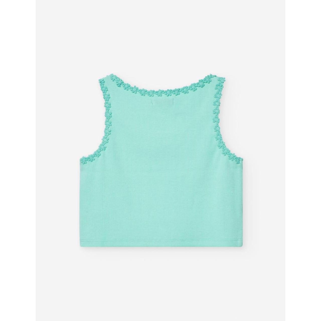 Μπλούζα μακό ριμπ crop κορίτσι Losan-LKGAP0303_25018-LIGHT GREEN φωτογραφία