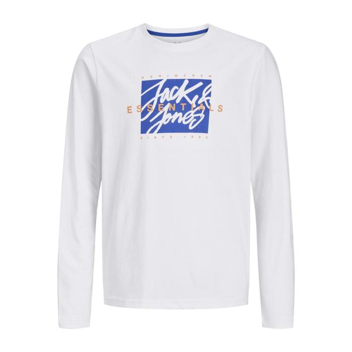 Μπλούζα μακό αγόρι JACK & JONES-12269884-White