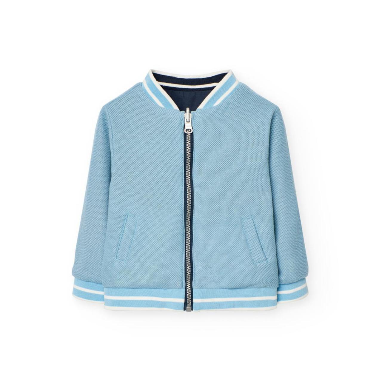 Μπουφάν λεπτό διπλής όψης αγόρι Boboli-711379-2440-Navy φωτογραφία