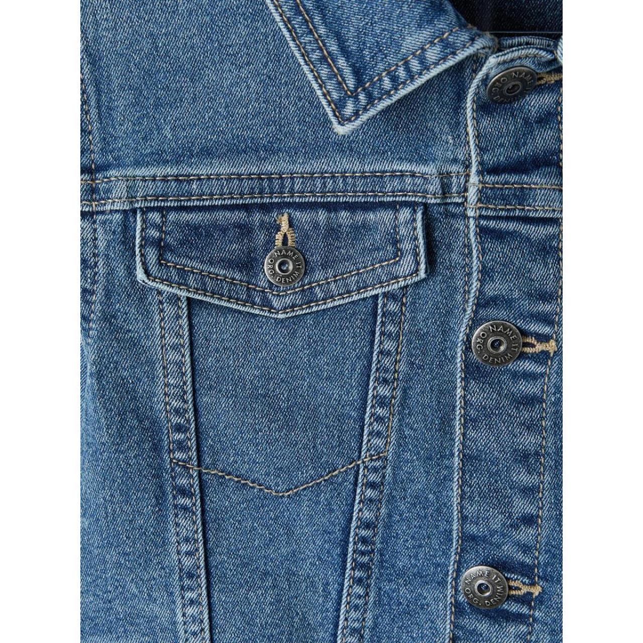 Μπουφάν τζιν αγόρι name it-13214219-Medium Blue Denim