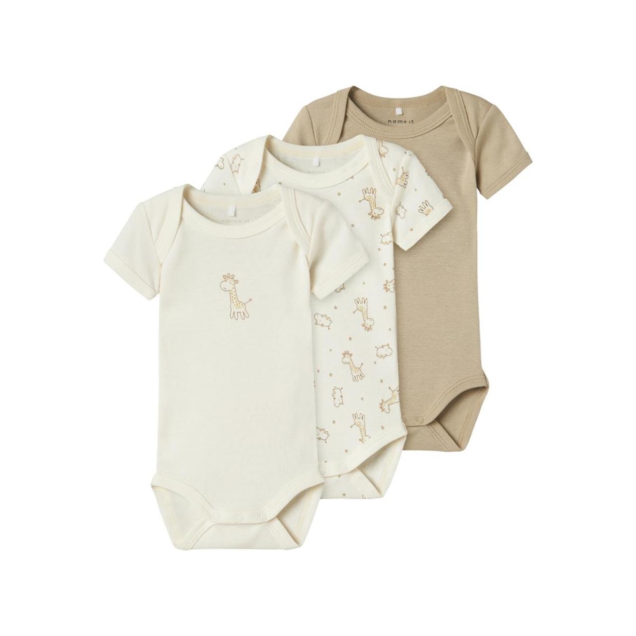 Name it Φορμάκια σετ 3 τεμ. μπεμπέ unisex name it-13242193-Jet Stream