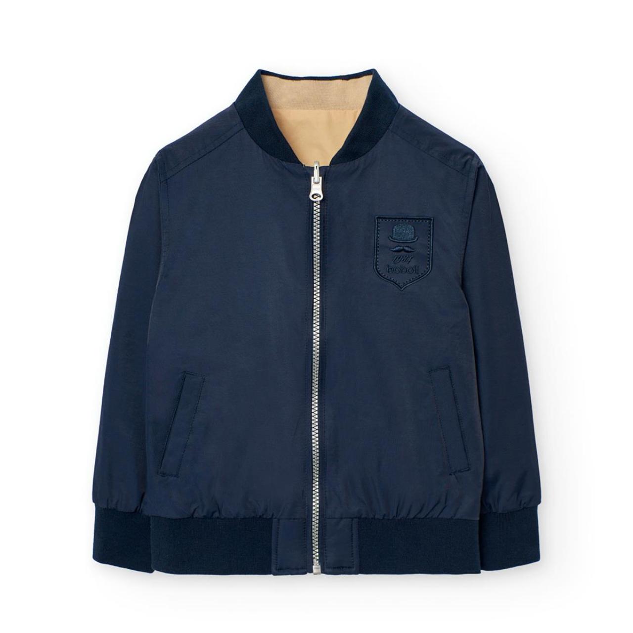 Μπουφάν λεπτό διπλής όψης αγόρι Boboli-731326-2440-Navy φωτογραφία