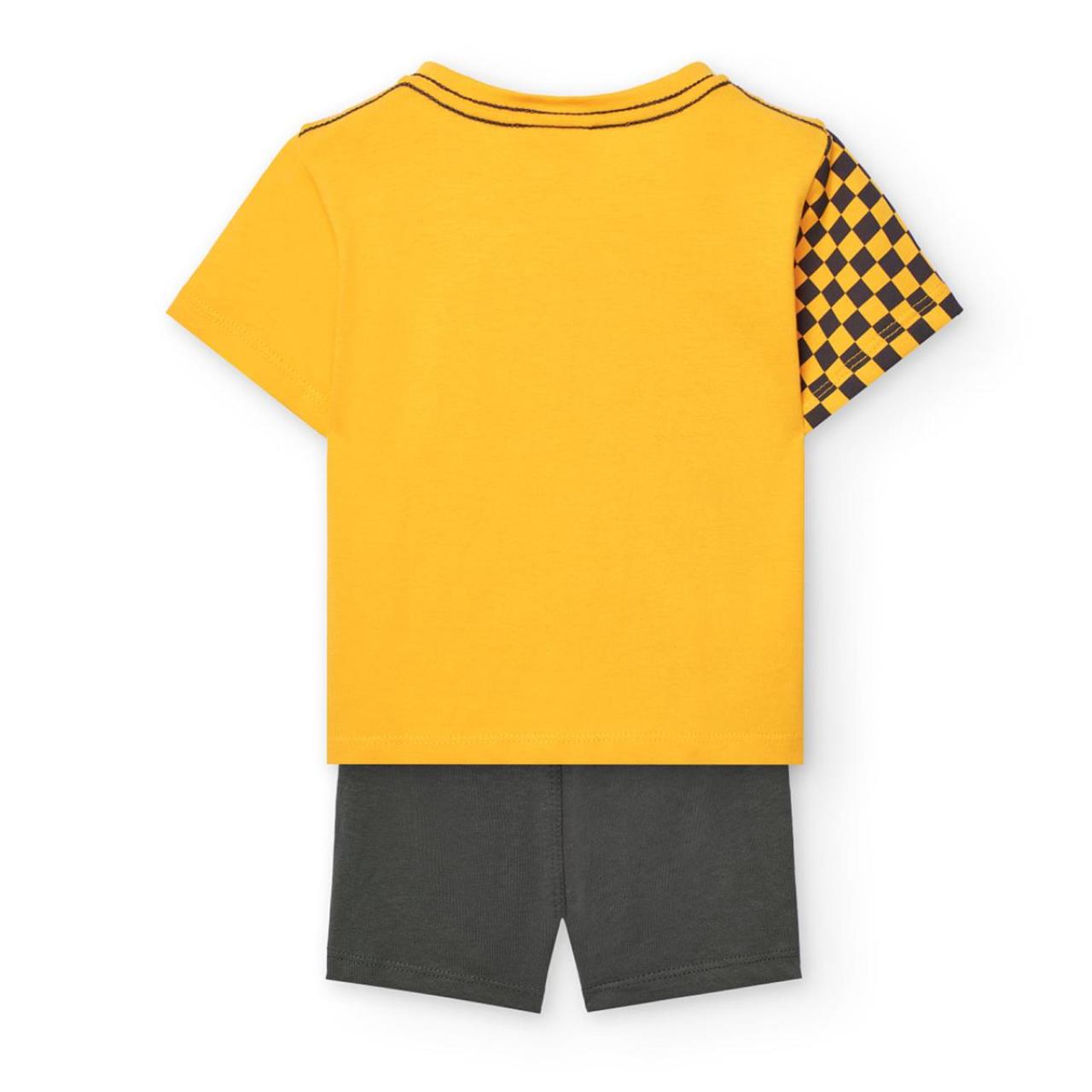 Σετ μακό αγόρι Boboli-341110-1220-Yellow φωτογραφία