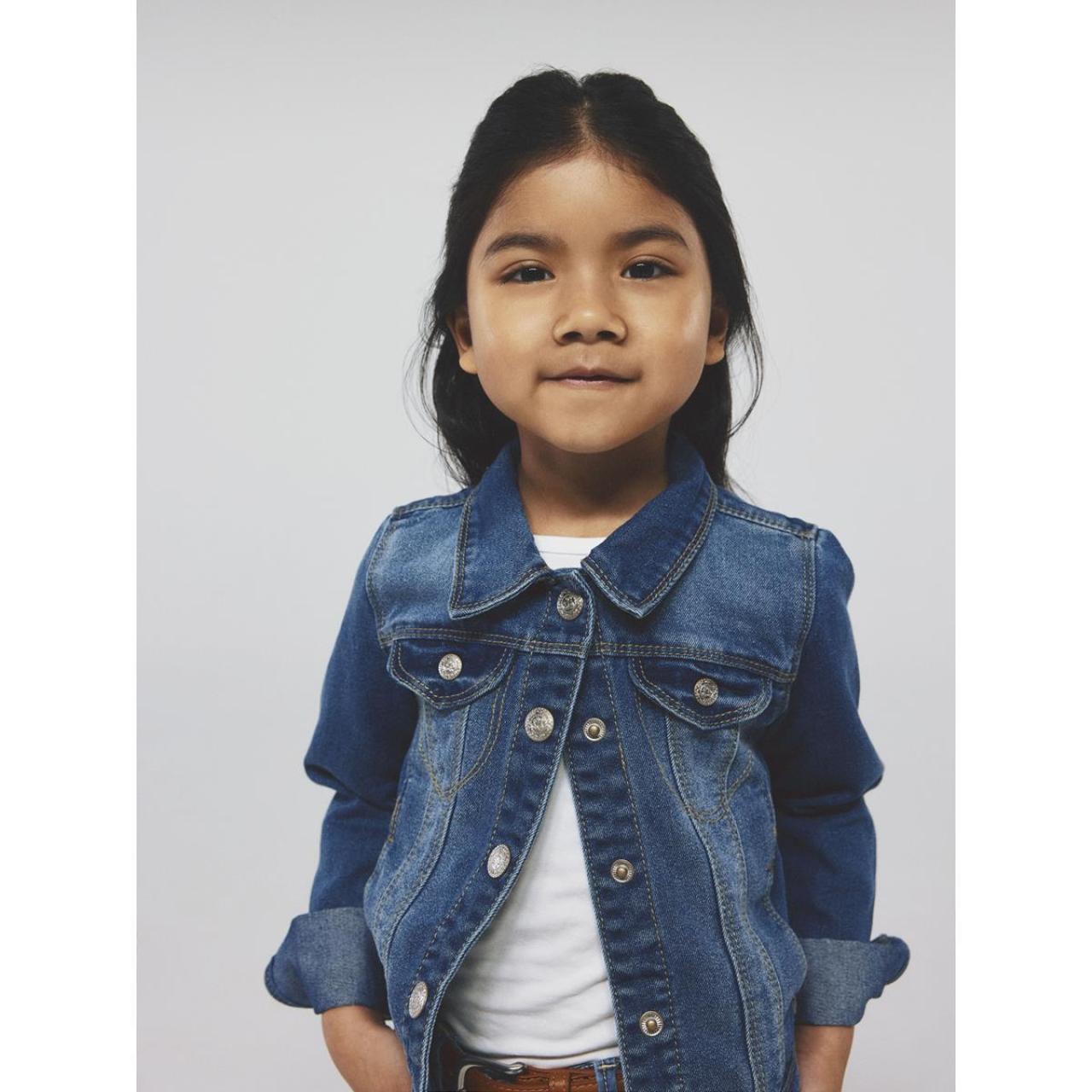 Μπουφάν τζιν κορίτσι name it-13141427-Medium Blue Denim φωτογραφία