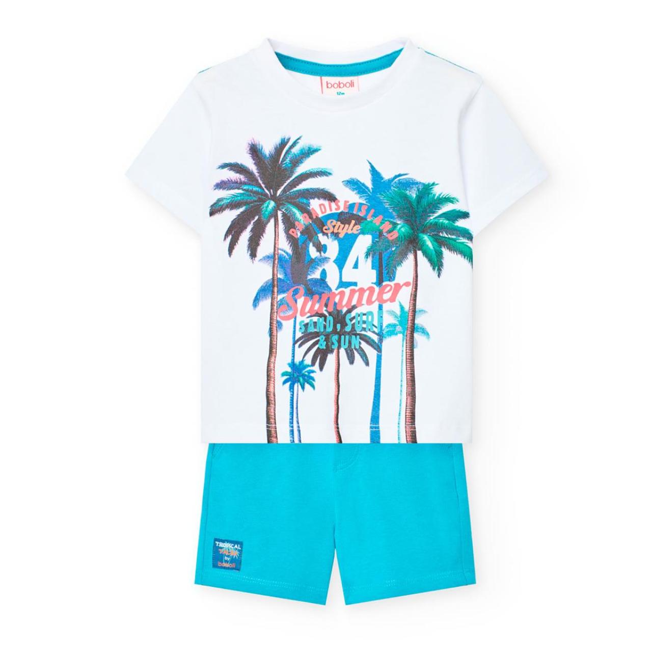 BOBOLI Σετ μακό αγόρι Boboli-321073-1100-White