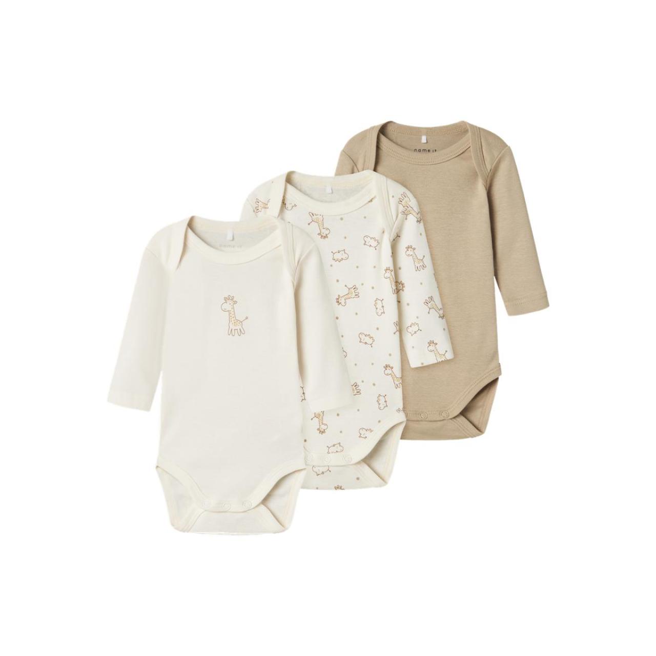 Name it Φορμάκια σετ 3 τεμ. μπεμπέ unisex name it-13241731-Jet Stream