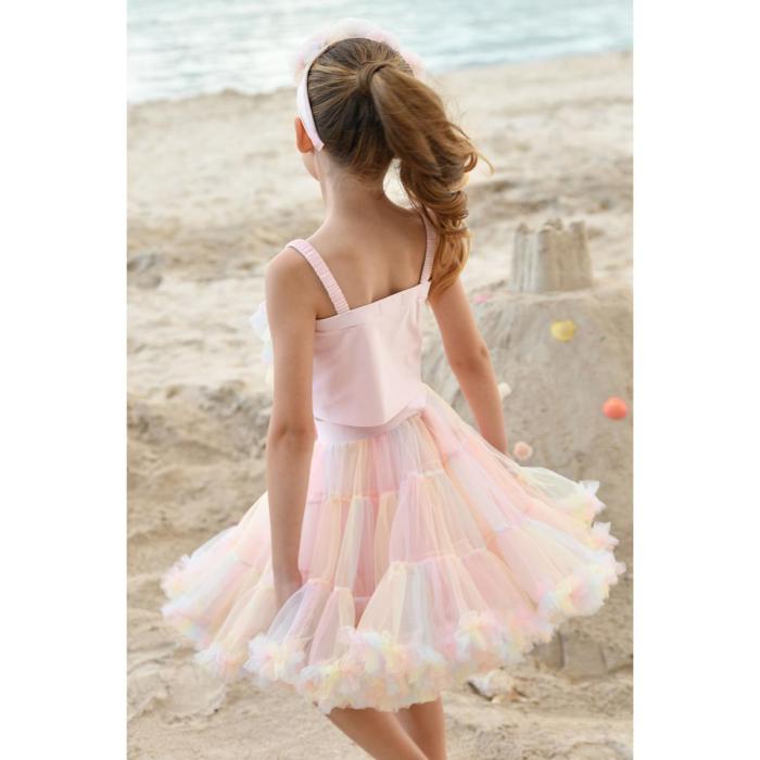 Φούστα tutu κορίτσι Angel's Face-Pixie Tutu Skirt-Rainbow