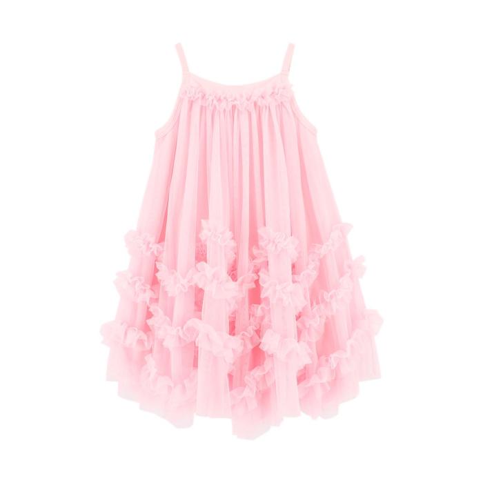 Φόρεμα τούλι κορίτσι Angel's Face-Zigzag Tulle Dress-Fairy Pink