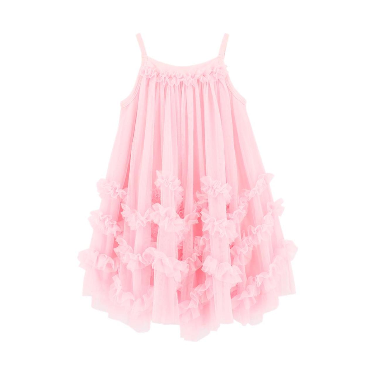 Φόρεμα τούλι κορίτσι Angel's Face-Zigzag Tulle Dress-Fairy Pink