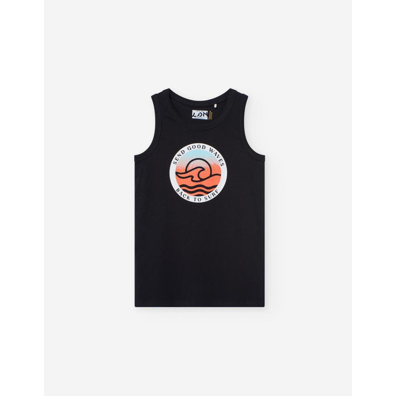 LOSAN Μπλούζα μακό αμάνικη αγόρι Losan-LJBAP0103_25018-BLACK
