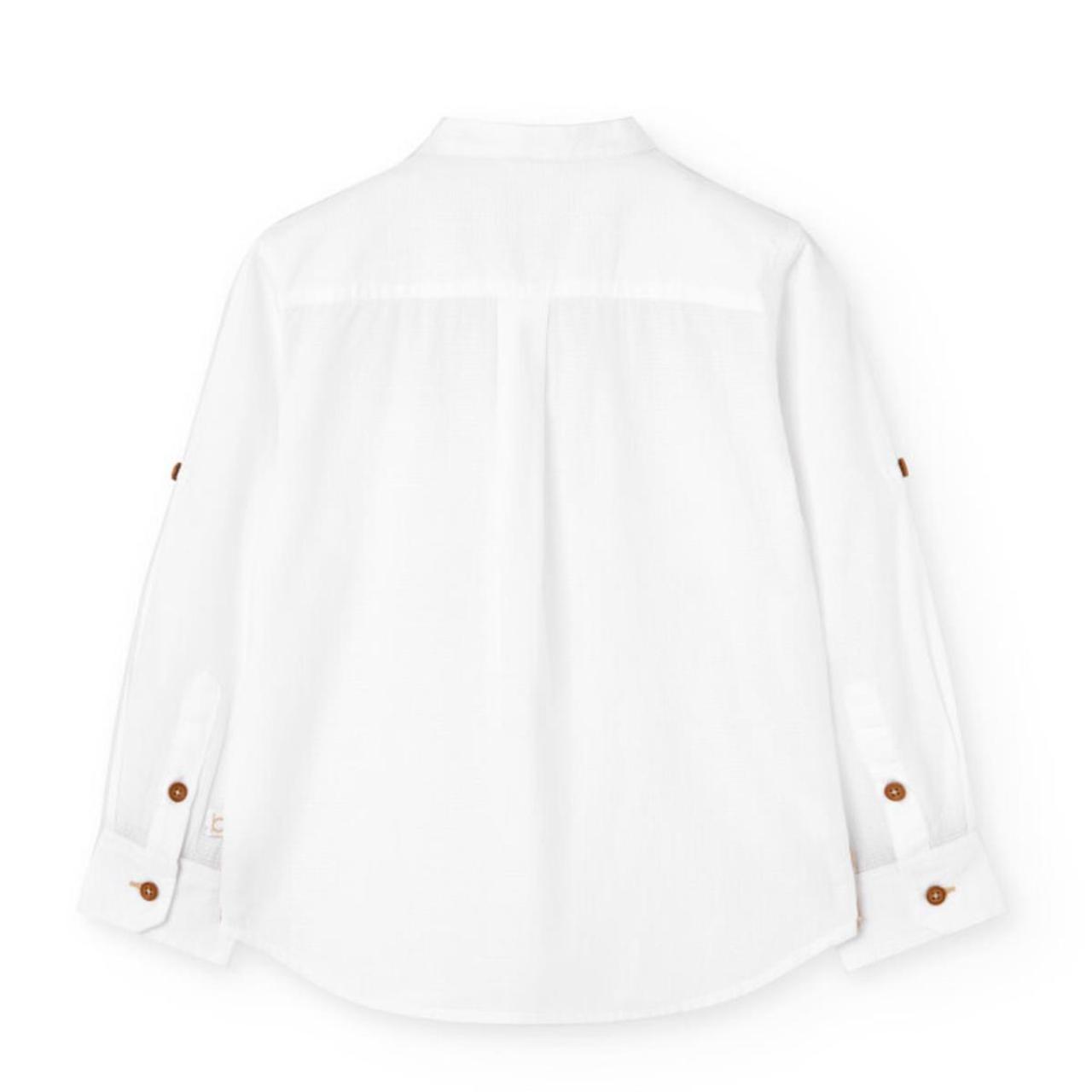 Πουκάμισο αγόρι Boboli-731416-1100-White φωτογραφία