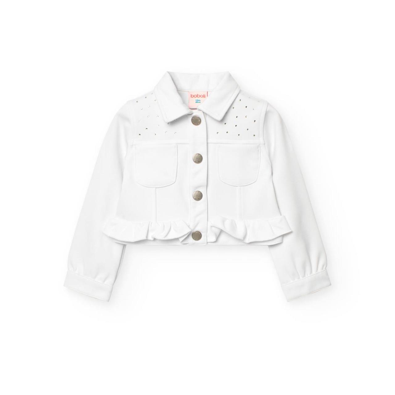 BOBOLI Μπουφάν λεπτό κορίτσι Boboli-701121-1100-White