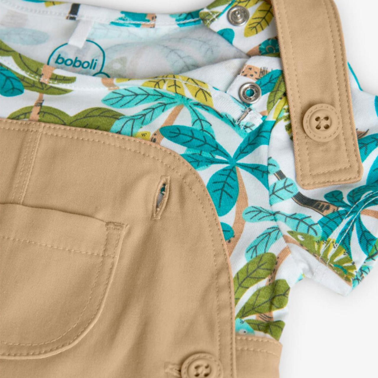 Σετ σαλοπέτα μπεμπέ αγόρι Boboli-111126-9568-Beige φωτογραφία