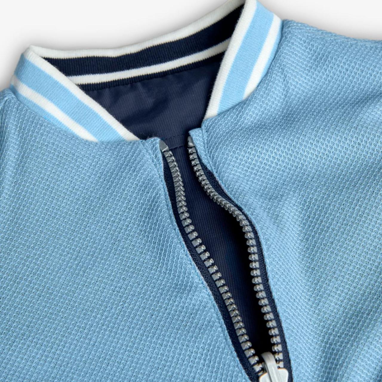 Μπουφάν λεπτό διπλής όψης αγόρι Boboli-711379-2440-Navy φωτογραφία