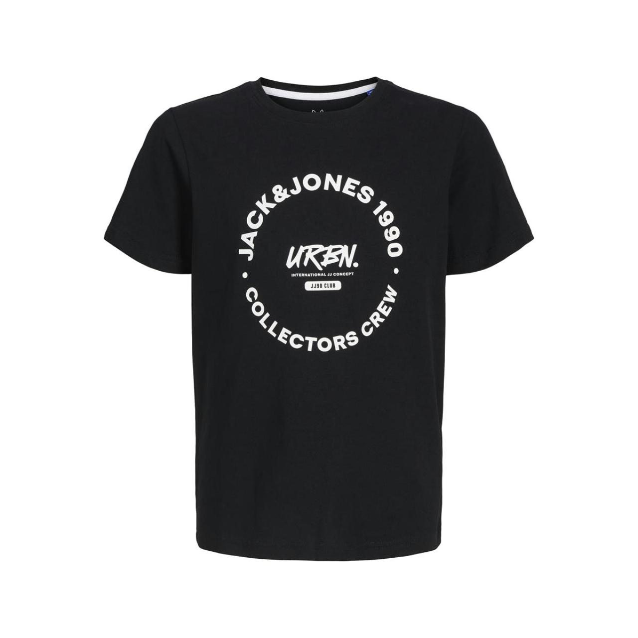 Μπλούζα μακό αγόρι JACK & JONES-12270001-Black φωτογραφία