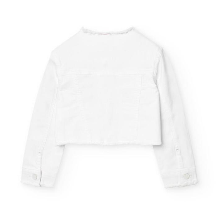 Μπουφάν τζιν crop κορίτσι Boboli-491015-1100-White