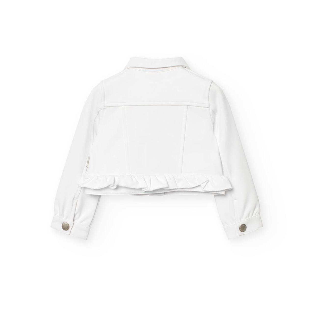 Μπουφάν λεπτό κορίτσι Boboli-701121-1100-White φωτογραφία