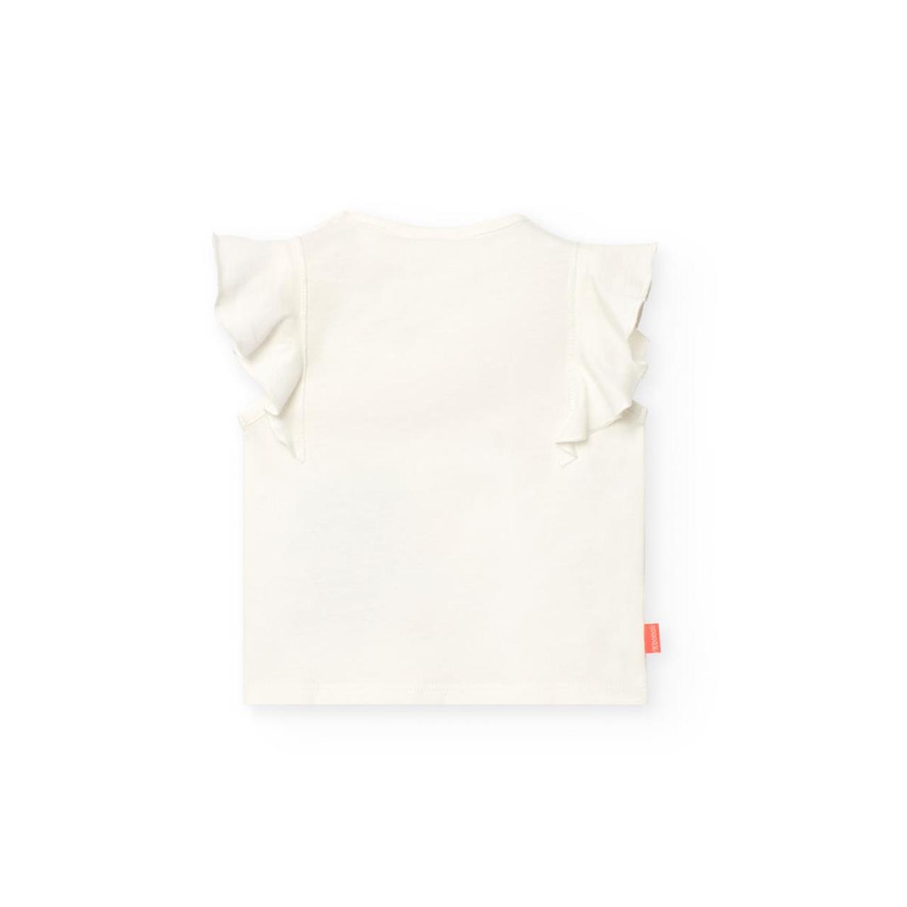 Μπλούζα μακό κορίτσι Boboli-201047-1111-White φωτογραφία