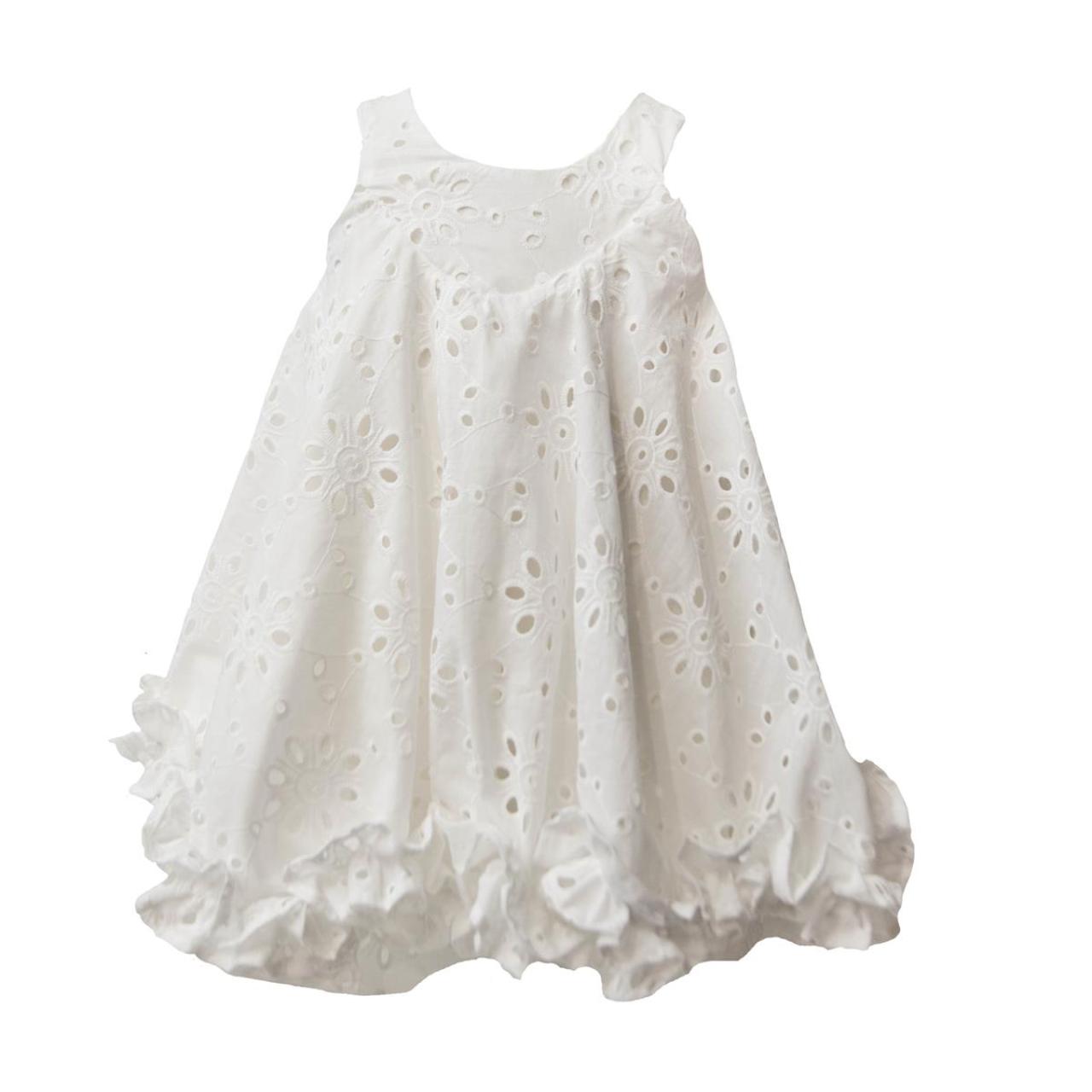 TWO IN A CASTLE Φόρεμα δαντέλα κορίτσι two in a castle-T6266-OFF WHITE