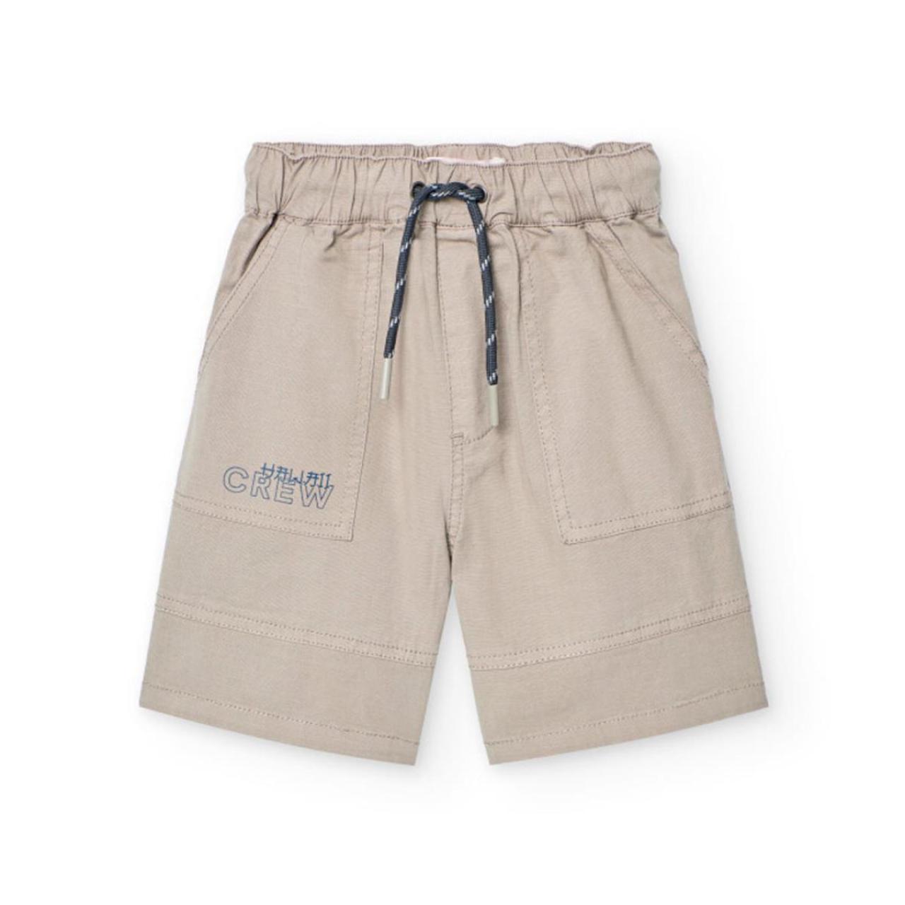 BOBOLI Βερμούδα ύφασμα αγόρι Boboli-511030-7430-Taupe