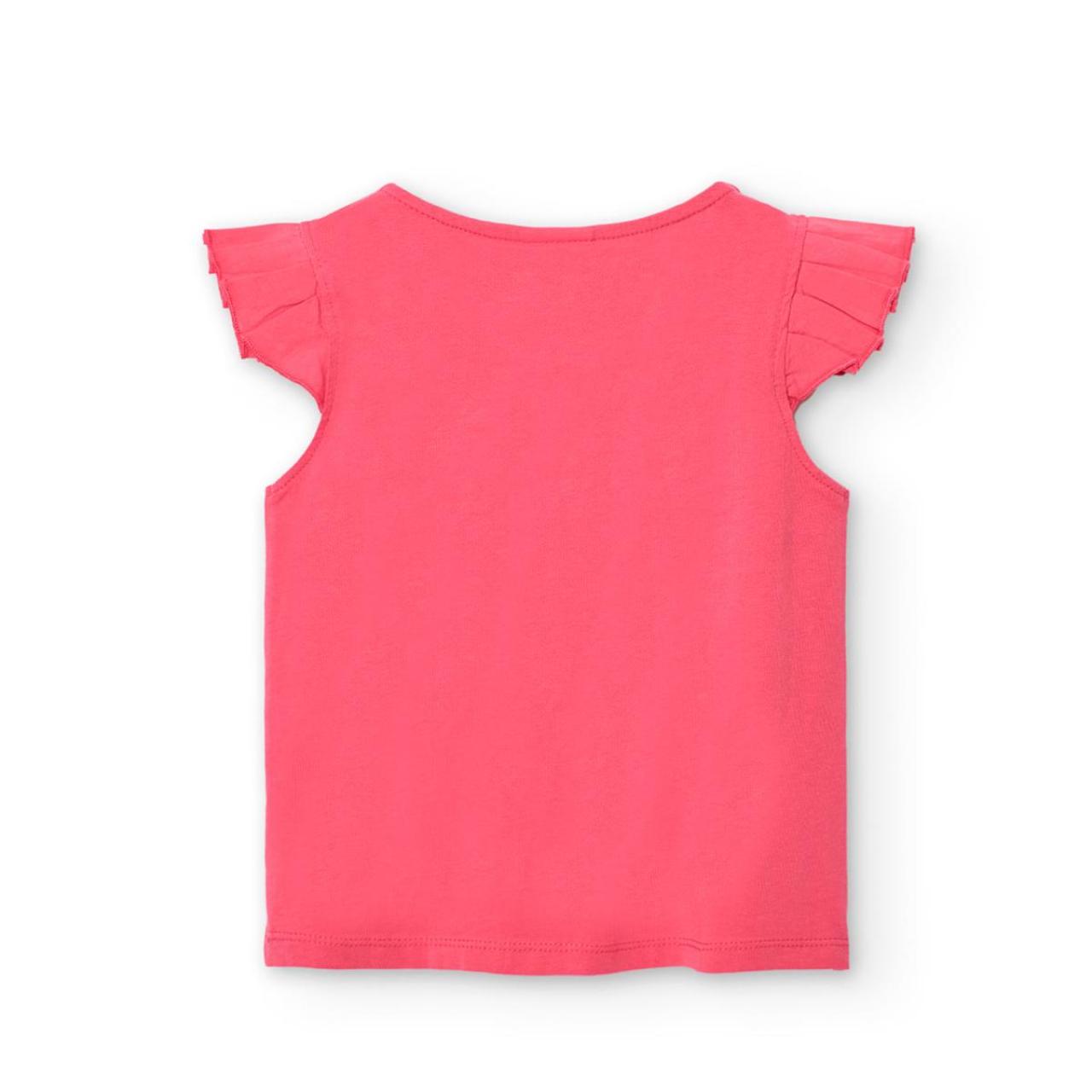 Μπλούζα μακό κορίτσι Boboli-421120-3897-Fuchsia φωτογραφία