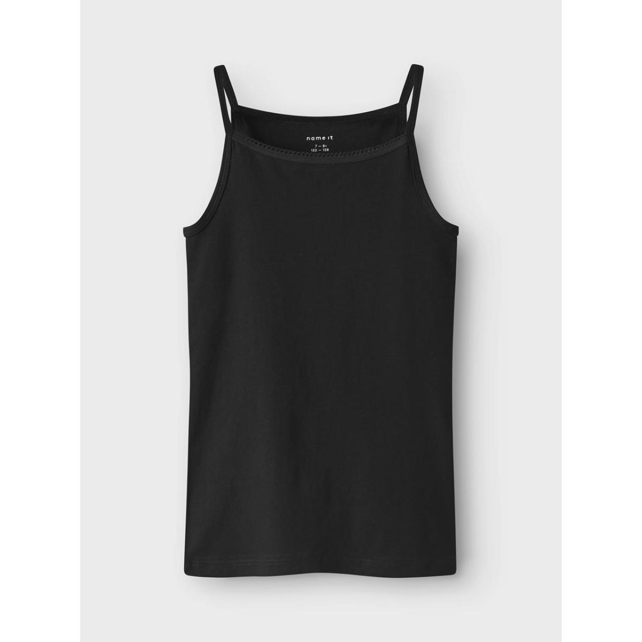 Φανελάκια αμάνικα σετ 4 τεμ.name it-13243389-Black φωτογραφία