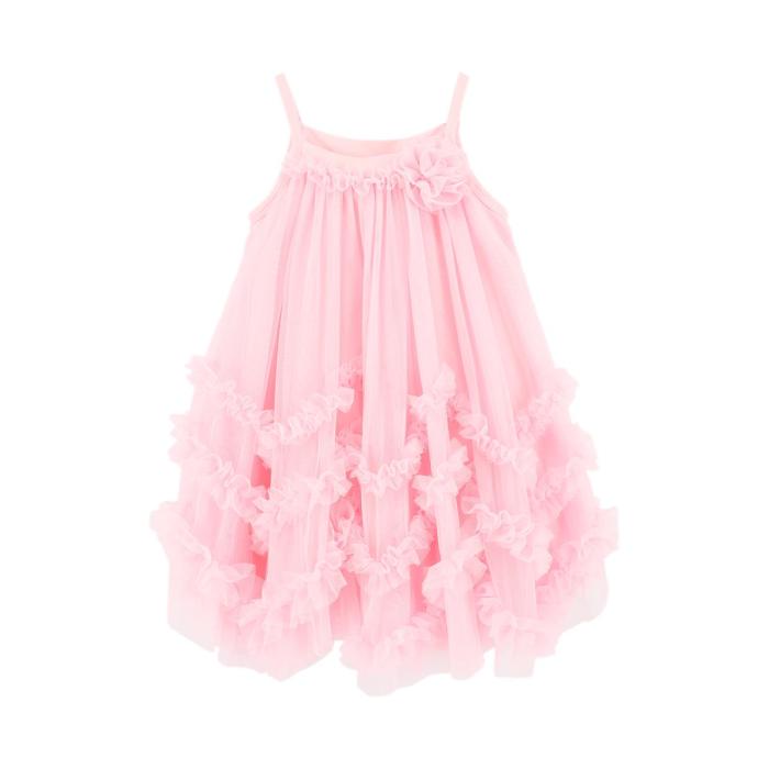 Φόρεμα τούλι κορίτσι Angel's Face-Zigzag Tulle Dress-Fairy Pink