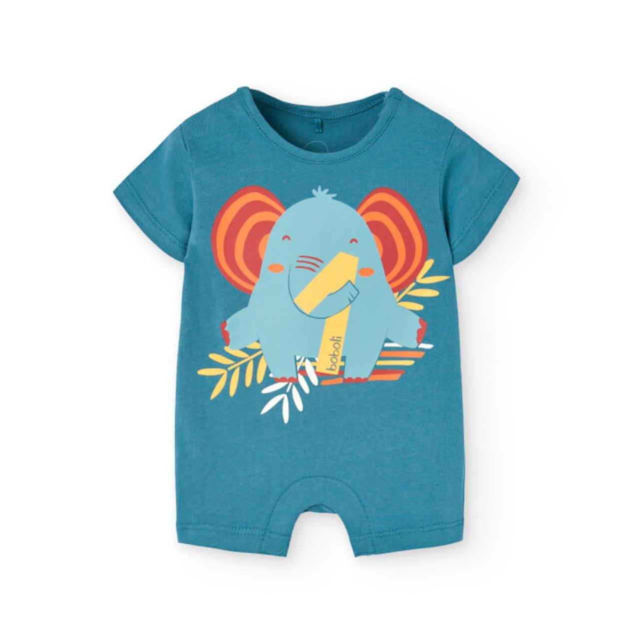 BOBOLI Φορμάκι μπεμπέ αγόρι Boboli-121206-4714-Blue