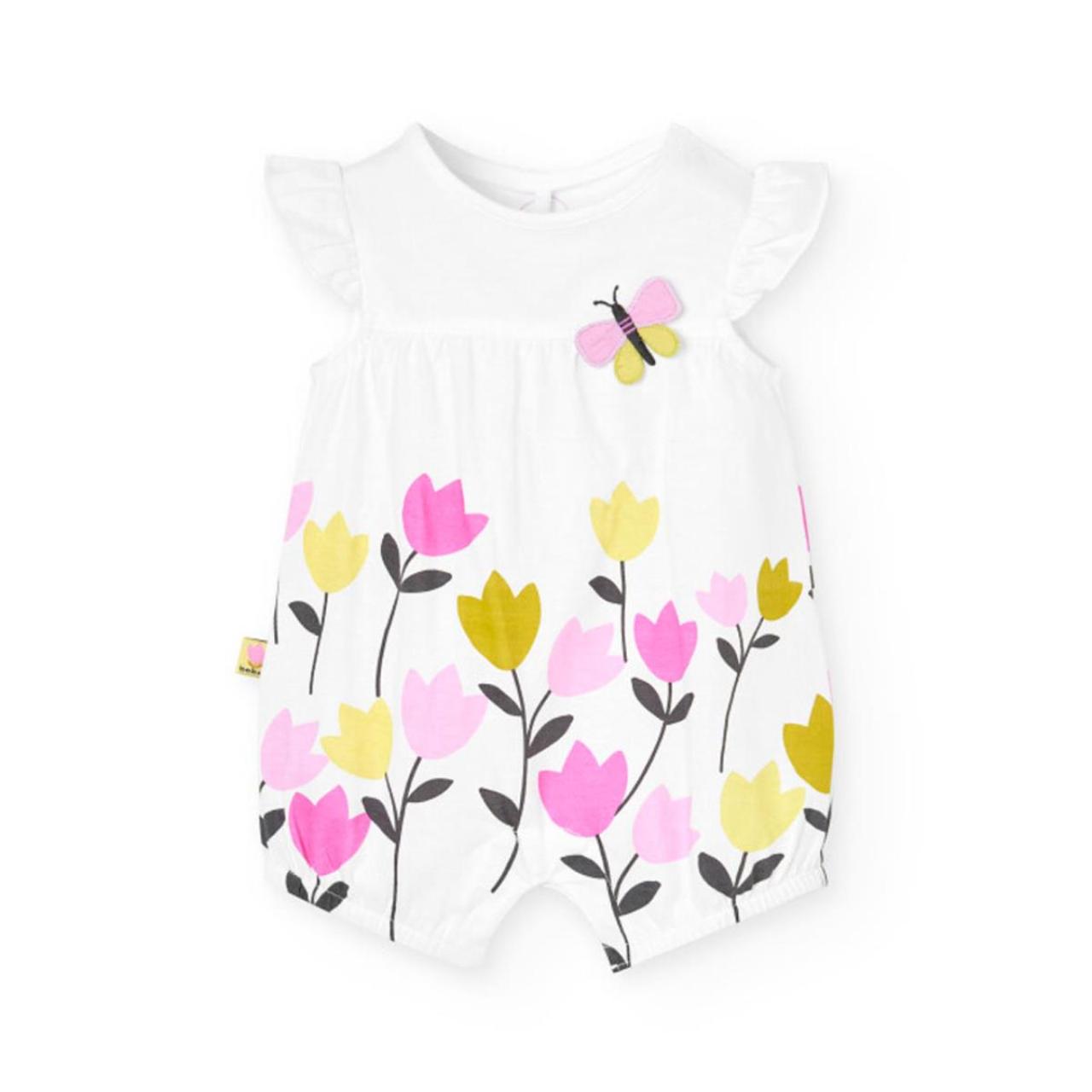 BOBOLI Φορμάκι μπεμπέ κορίτσι Boboli-111047-1100-White