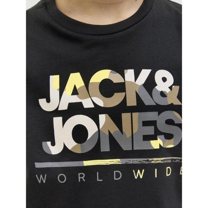 Μπλούζα μακό αγόρι JACK & JONES-12259476-Black