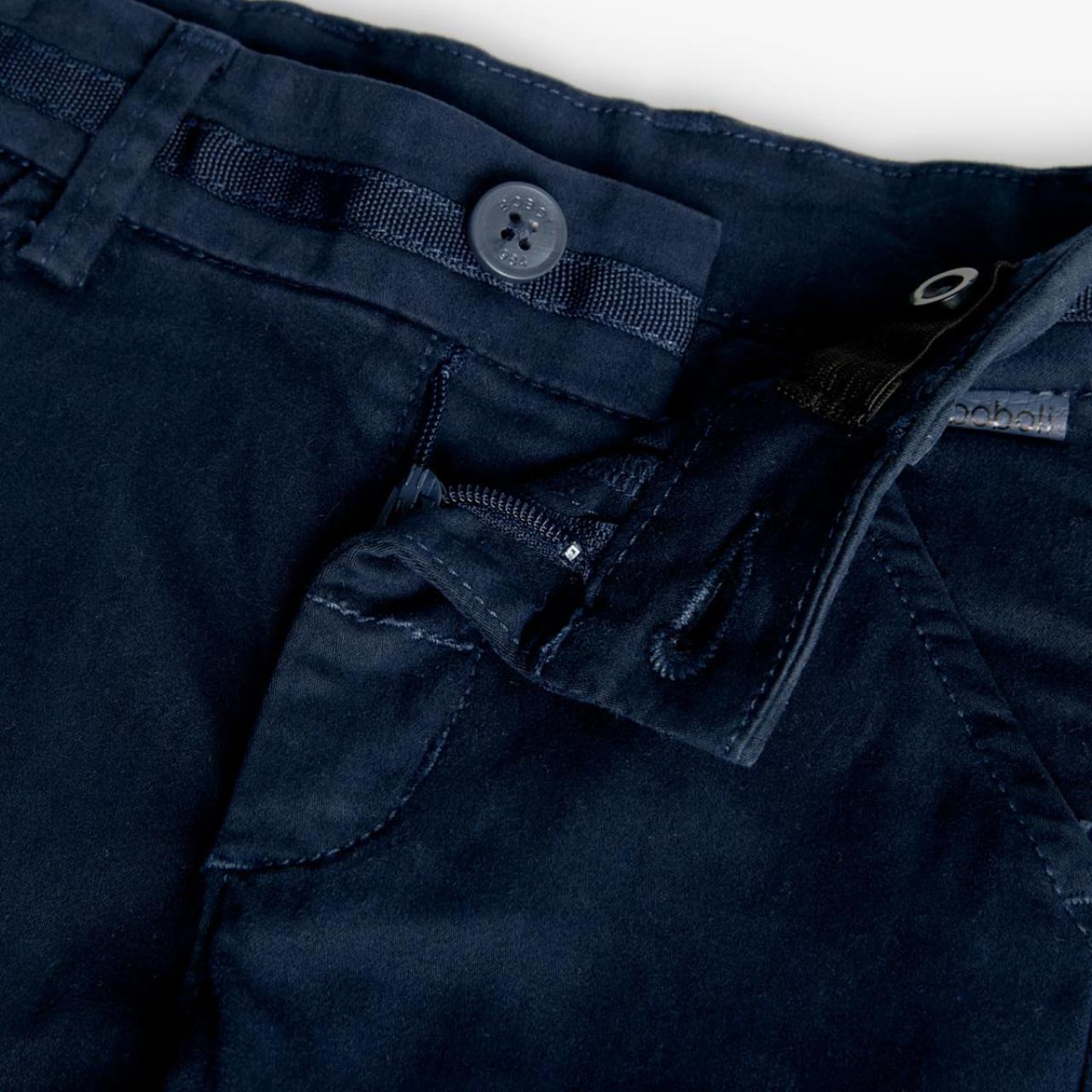 Βερμούδα υφασμάτινη αγόρι Boboli-711100-2440-Navy φωτογραφία