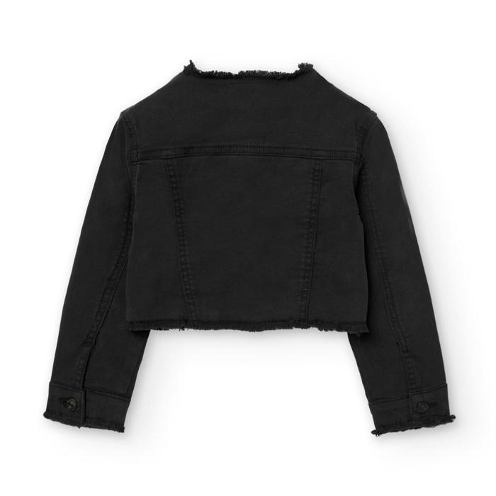 Μπουφάν τζιν crop κορίτσι Boboli-491015-890-Black