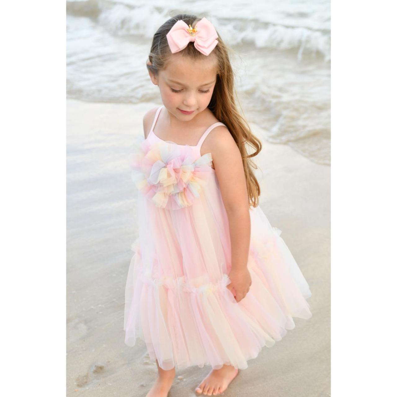 Φόρεμα τούλι κορίτσι Angel's Face-Rosheen Tulle Dress-Rainbow φωτογραφία