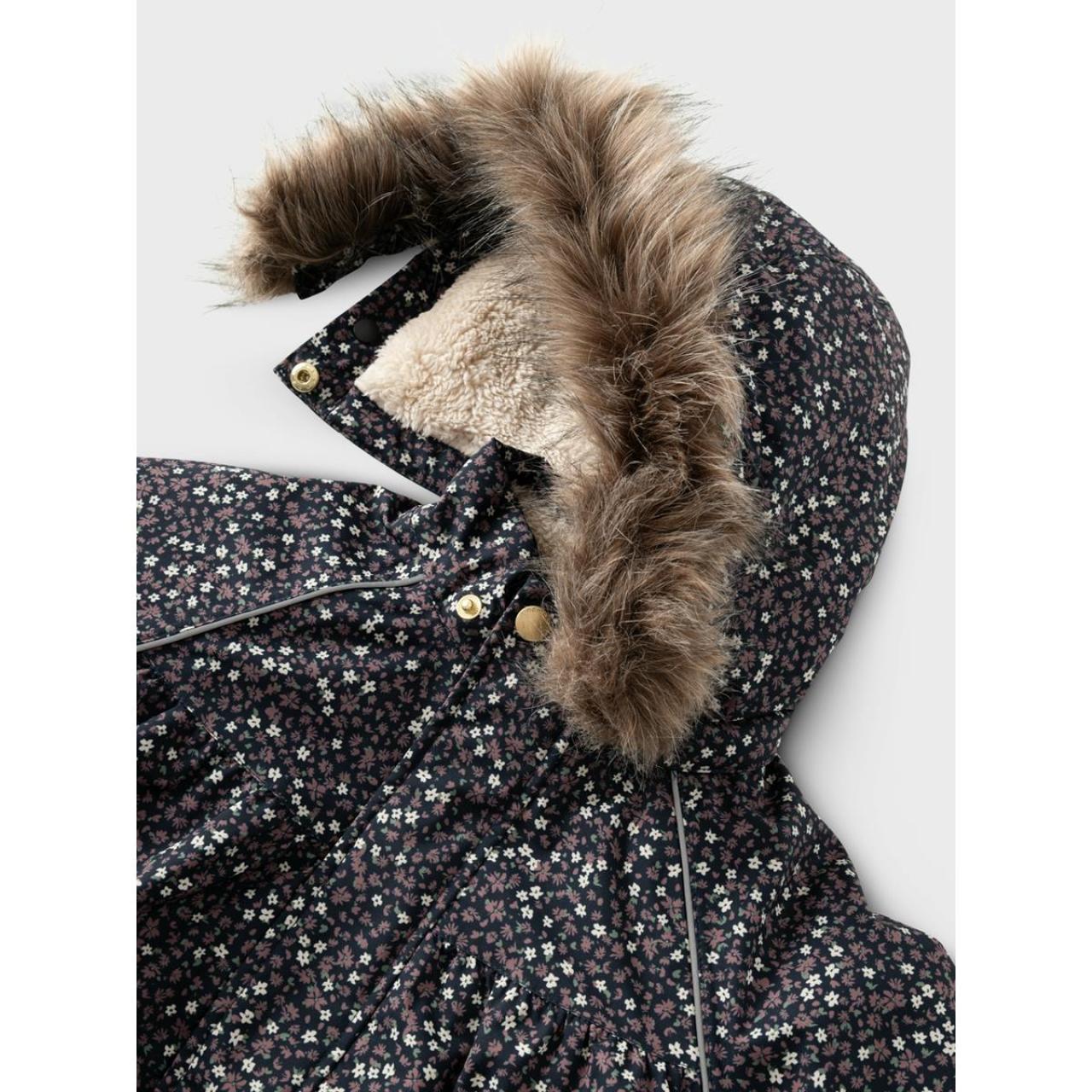 Μπουφάν snow σκι κορίτσι name it-13230596-Dark Sapphire φωτογραφία
