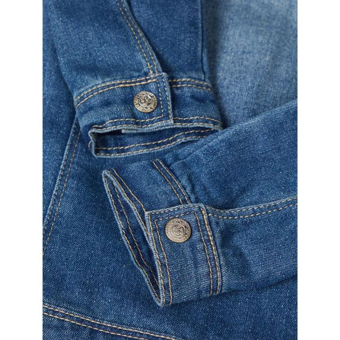 Μπουφάν τζιν κορίτσι name it-13141427-Medium Blue Denim