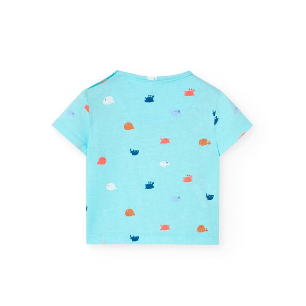 Σετ σαλοπέτα μπεμπέ αγόρι Boboli-101147-9561-Blue φωτογραφία