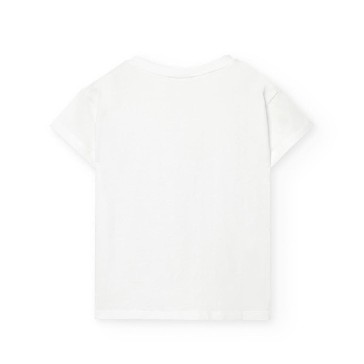 Μπλούζα μακό κορίτσι Boboli-401106-1100-White φωτογραφία