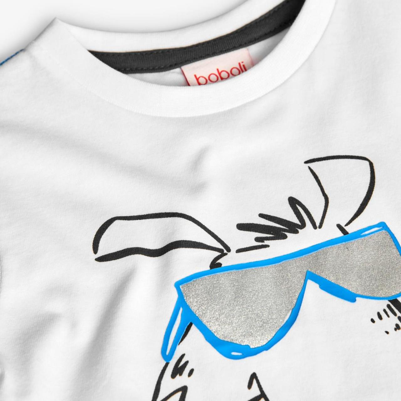 Μπλούζα μακό αγόρι Boboli-391014-1100-White