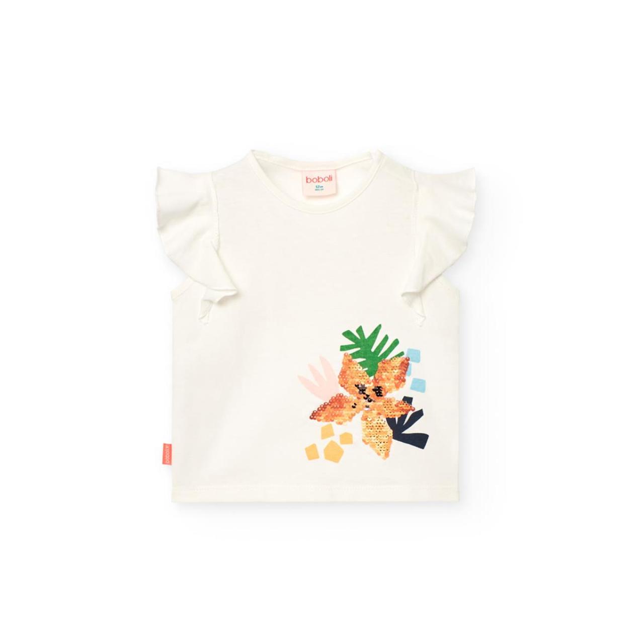BOBOLI Μπλούζα μακό κορίτσι Boboli-201047-1111-White