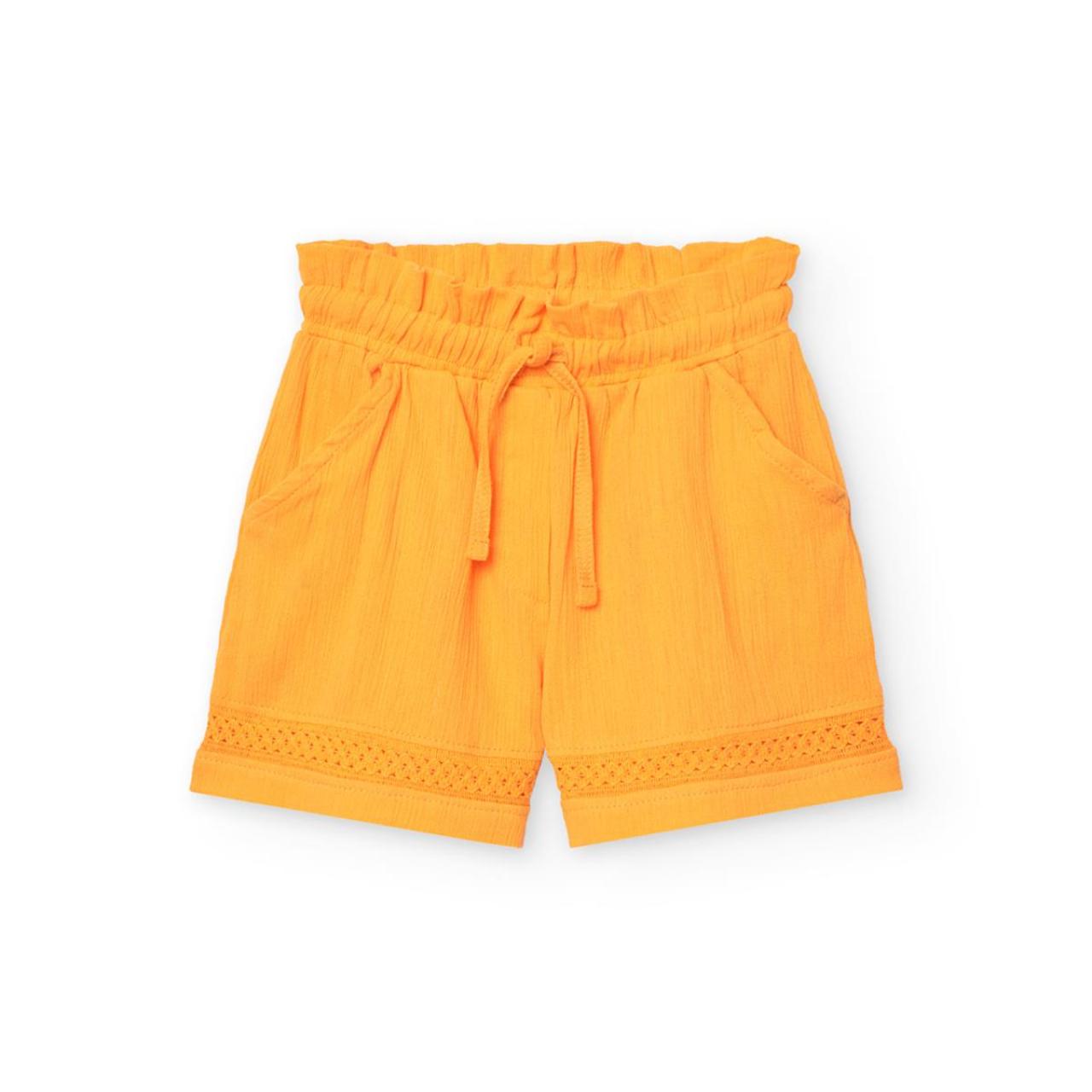 BOBOLI Σορτς ύφασμα κορίτσι Boboli-421063-1213-Yellow