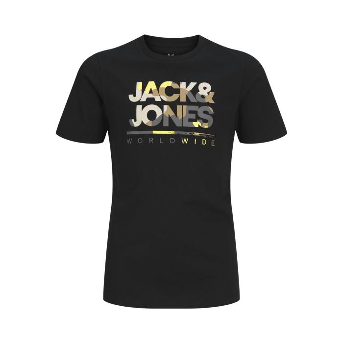 Μπλούζα μακό αγόρι JACK & JONES-12259476-Black