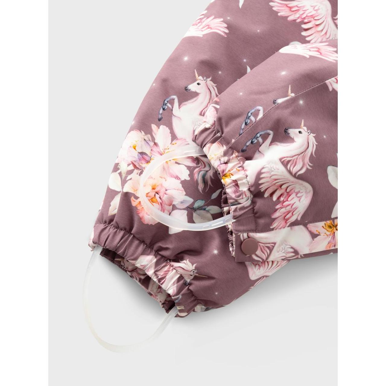 Μπουφάν ολόσωμο χιονιού κορίτσι name it-13230586-Grape Shake