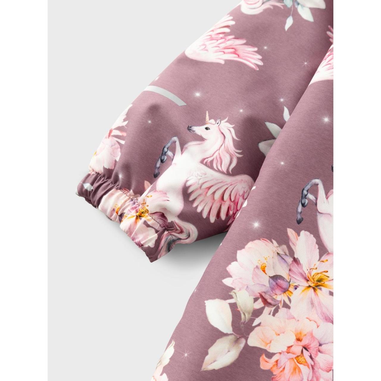 Μπουφάν ολόσωμο χιονιού κορίτσι name it-13230586-Grape Shake