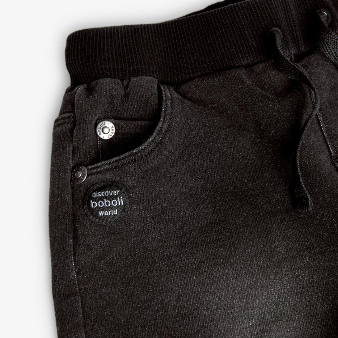 Βερμούδα φούτερ αγόρι Boboli-390259-BLACK